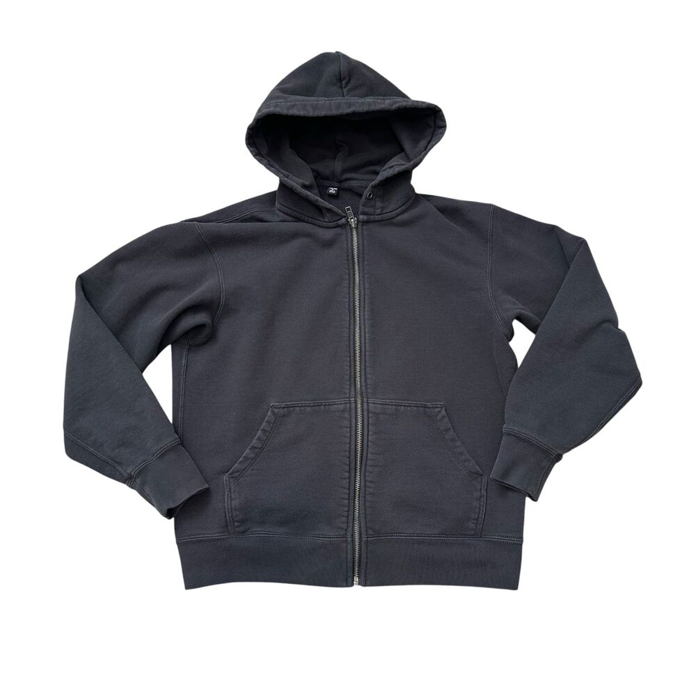 UNIQLO Sweat Full-Zip Hoodie in Dark Gray Size XS/S